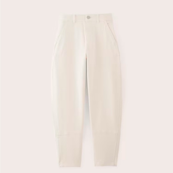 Everlane The Utility Barrel Pant Size 12 in Bone - Picture 3 of 10